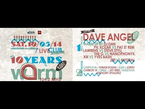 Warm FM fête ses dix ans au Live Club samedi 10 mai 2014