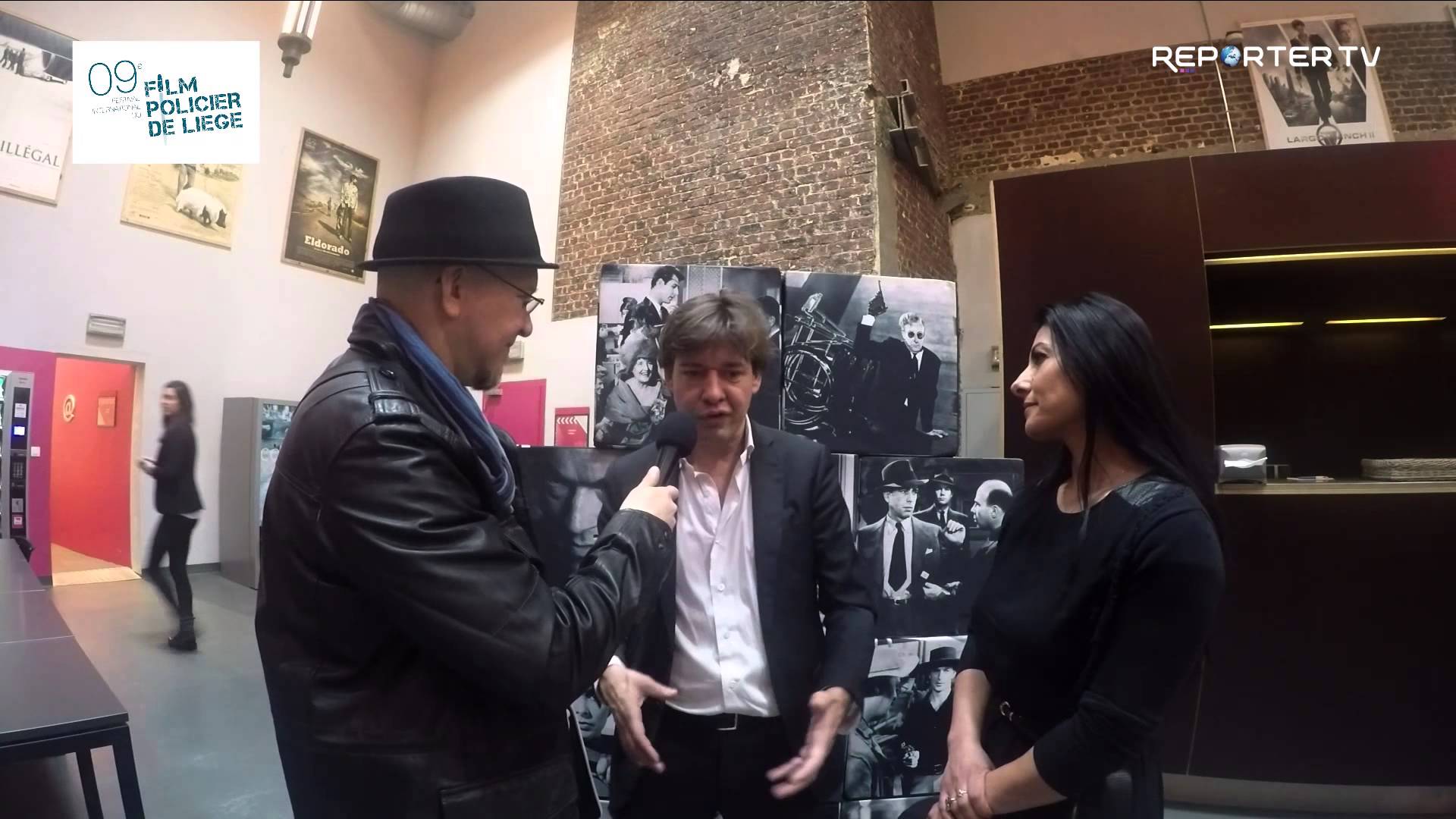 Interview de Cédric Monnoye du festival du film policier 2015 de Liège .